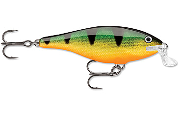 Image of Rapala Shallow Shad Rap Crankbait, 3 1/2in, 3/8 oz, Floating, Perch, SSR09P
