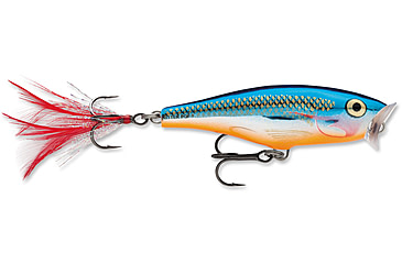 Image of Rapala Skitter Pop 05 Lure, Silver Blue, SP05SB