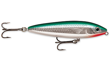 Image of Rapala Skitter Walk Topwater Lure, Floating, Green Mullet, 7/16oz, 3 1/8in, SW08GRMU
