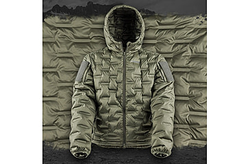 Image of Raptor Tactical Welded Down EXFIL Jacket, Ranger Green, Extra Large, EXFIL-RG-XL