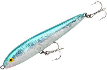 Image of Rebel Lures Rebel Jumpin Minnow Topwater Bait, 4 1/2in, 1/2 oz, Floating, Silver/Blue, T2003S