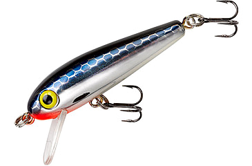 Image of Rebel Lures Rebel Tracdown Minnow 49, Silck Black Minnow, 1-5/8in 3/32 oz, TD49491