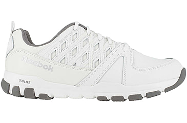 Image of Reebok Sublite Work Athletic Shoes - Mens, Wide, White, 5.5, 690774392144