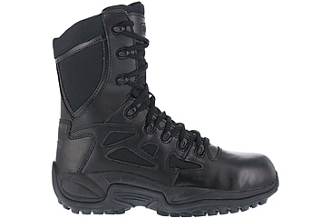 Image of Reebok Rapid Response 8in. Soft Toe Military Boot - Mens, Wide, Black, 15, 690774450578