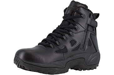 Image of Reebok Rapid Response RB 6in. Black Military Boot, Black, 15 RB8678-BLK-15-MEN-M