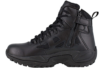 Image of Reebok Rapid Response RB 6in. Black Military Boot, Black, 15 RB8678-BLK-15-MEN-M
