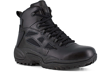 Image of Reebok Rapid Response RB 6in. Black Military Boot, Black, 15 RB8678-BLK-15-MEN-M