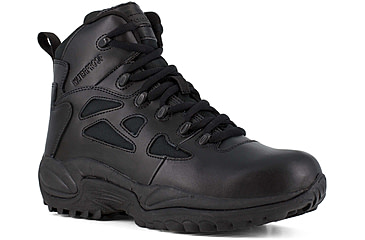 Image of Reebok Rapid Response RB 6in. Black Military Boot, Black, 9.5 RB8688-BLK-9.5-MEN-W