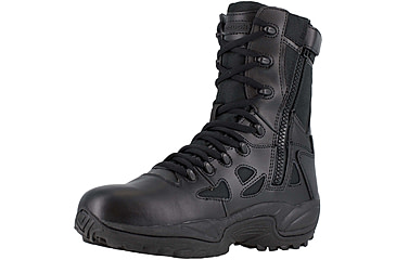 Image of Reebok Rapid Response RB 8in. Black Tactical Boot, 5.5 RB8877-BLK-5.5-MEN-M
