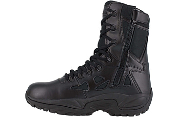 Image of Reebok Rapid Response RB 8in. Black Tactical Boot, 5.5 RB8877-BLK-5.5-MEN-M