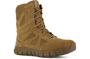 Image of Reebok Sublite Cushion 8 inch Soft Toe Military Tactical Boot - Womens, Coyote, 8.5W, RB808-Coyote-8.5-Female-W