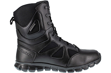 Image of Reebok Sublite Cushion 8 inch Soft Toe Tactical Boot - Womens, Black, 6W, RB806-Black-6-Female-W