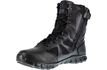 Image of Reebok Sublite Cushion 8 inch Soft Toe Tactical Boot - Womens, Black, 6W, RB806-Black-6-Female-W