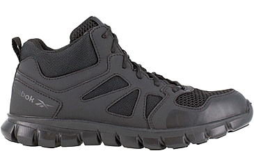 Image of Reebok Sublite Cushion Mid, Soft Toe Tactical Boot - Womens, Black, 6.5M, RB805-Black-6.5-Female-M