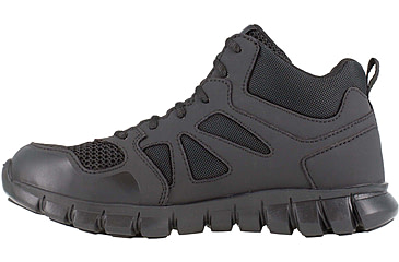 Image of Reebok Sublite Cushion Mid, Soft Toe Tactical Boot - Womens, Black, 6.5M, RB805-Black-6.5-Female-M