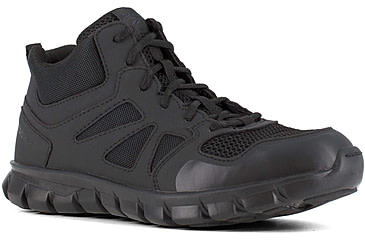 Image of Reebok Sublite Cushion Mid, Soft Toe Tactical Boot - Womens, Black, 6.5M, RB805-Black-6.5-Female-M