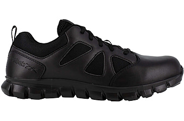 Image of Reebok Sublite Cushion Tactical Oxford Soft Toe Work Shoes - Mens, Black, 7M, RB8105-Black-7-Male-M