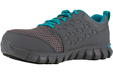 Image of Reebok Sublite Cushion Work Athletic Cross Trainer - Womens, Grey, 4.5, Medium, 690774450547