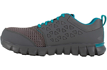 Image of Reebok Sublite Cushion Work Athletic Cross Trainer - Womens, Grey, 4.5, Medium, 690774450547