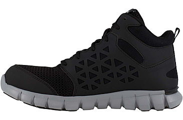 Image of Reebok Sublite Cushion Work Shoe Athletic Mid Cut - Womens, Black, 6.5, Medium, 690774469891