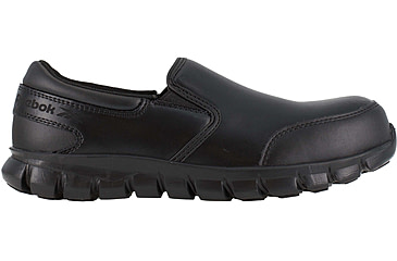 Image of Reebok Sublite Cushion Work Shoe - Mens, Black, 9.5, Medium, 690774453197