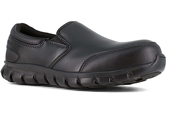 Image of Reebok Sublite Cushion Work Shoe - Mens, Black, 9.5, Medium, 690774453197