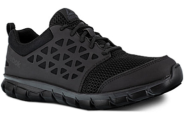 Image of Reebok Sublite Cushion Work Shoe Toe Athletic Oxford - Mens, Medium, Black, 14, 690774479050