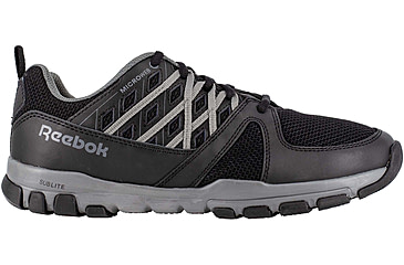 Image of Reebok Sublite Work Athletic Oxford 6.5M, Women, Black RB415-Black-6.5-Womens-M