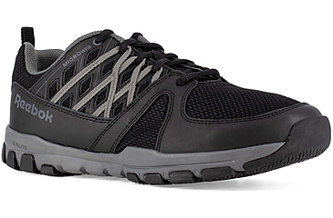 Image of Reebok Sublite Work Athletic Oxford 6.5M, Women, Black RB415-Black-6.5-Womens-M