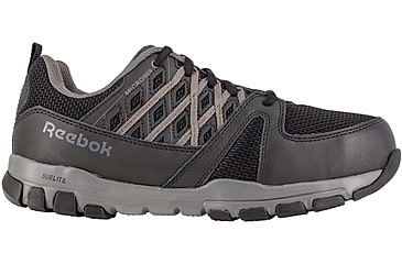 Image of Reebok Sublite Work Athletic Oxford 6.5M, Women, Black RB416-Black-6.5-Womens-M