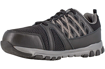 Image of Reebok Sublite Work Athletic Oxford 6.5M, Women, Black RB416-Black-6.5-Womens-M