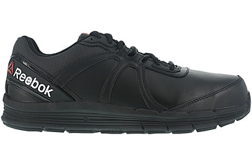 Image of Reebok White logo Guide Work Performance Cross Trainer Shoes - Mens, Extra Wide, Black, 8.5, 690774426085