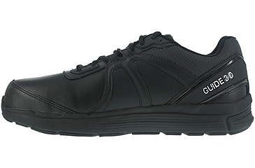 Image of Reebok White logo Guide Work Performance Cross Trainer Shoes - Mens, Extra Wide, Black, 8.5, 690774426085