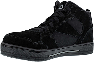 Image of Reebok Womens Dayod Skateboard Hi Top Shoe, Black, 9, RB173-BLACK-9-Womens-M