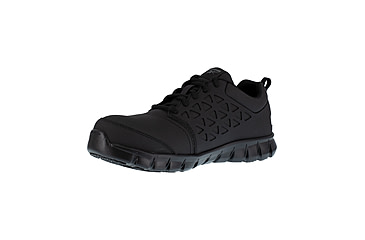 Image of Reebok Zprint Athletic Oxford, Steel Toe Work Shoe - Mens, Medium, Black, 8.5, 690774502253