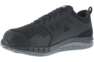 Image of Reebok Zprint Athletic Oxford, Steel Toe Work Shoe - Mens, Medium, Black, 8.5, 690774502253