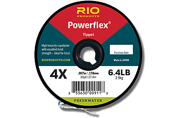 Image of RIO Products Powerflex Tippet, 3Pack, 0X-2X, RIO-22074