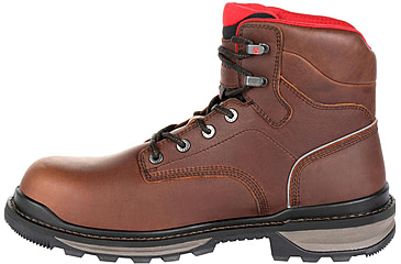 Image of Rocky Boots Rams Horn Full-grain Leather Waterproof Composite Toe Work Boot - Men's, 10 US, Medium, Dark Brown, RKK0257-M-10