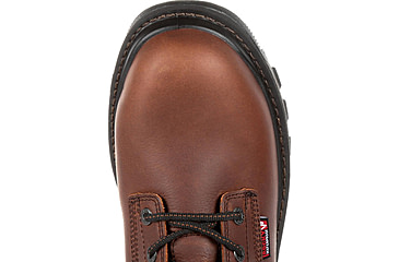 Image of Rocky Boots Rams Horn Full-grain Leather Waterproof Composite Toe Work Boot - Men's, 10 US, Medium, Dark Brown, RKK0257-M-10