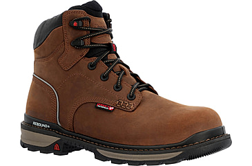 Image of Rocky Boots Rams Horn Waterproof Composite Toe Work Boot - Mens, Crazy Horse, 12, Medium, RKK0388-M-12