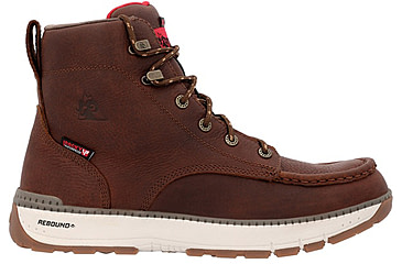 Image of Rocky Boots Rebound Wedge Work Boot - Mens, 6in, Tobacco, 10, RKK0434-M-10