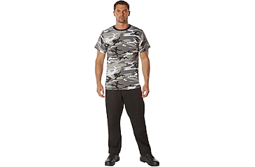 Image of Rothco 100% Cotton Camo T-Shirt - Mens, City Camo, Large, 60580-CityCamo-L