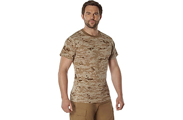 Image of Rothco 100% Cotton Camo T-Shirt - Mens, Desert Digital Camo, Extra Large, 60565-DesertDigitalCamo-XL
