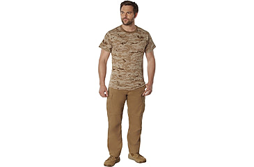 Image of Rothco 100% Cotton Camo T-Shirt - Mens, Desert Digital Camo, Extra Large, 60565-DesertDigitalCamo-XL