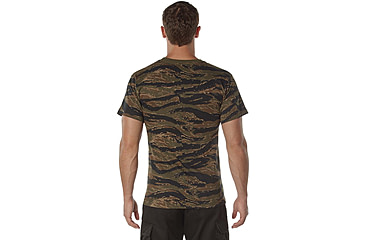 Image of Rothco 100% Cotton Camo T-Shirt - Mens, Tiger Stripe Camo, Extra Large, 60570-TigerStripeCamo-XL