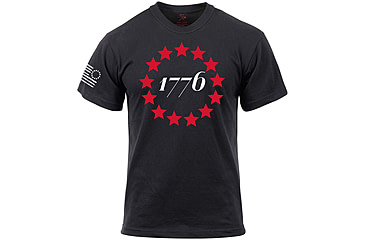 Image of Rothco 1776 T-Shirt - Black, Small, 10831-S