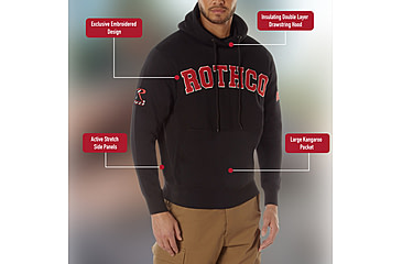 Image of Rothco 1953 Embroidered Every Day Hoodie - Men's, Medium, 42090-M