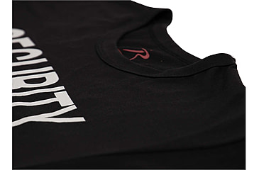 Image of Rothco 2-Sided Security T-Shirt w/US Flag On Sleeve - Mens, Black, Small, 11040-S