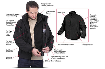 Image of Rothco 3-in-1 Spec Ops Soft Shell Jacket, Large, 3943-L