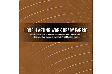 Image of Rothco Active Flex Canvas Work Pant, Work Brown, 32, 62081-WorkBrown-40Wx32L